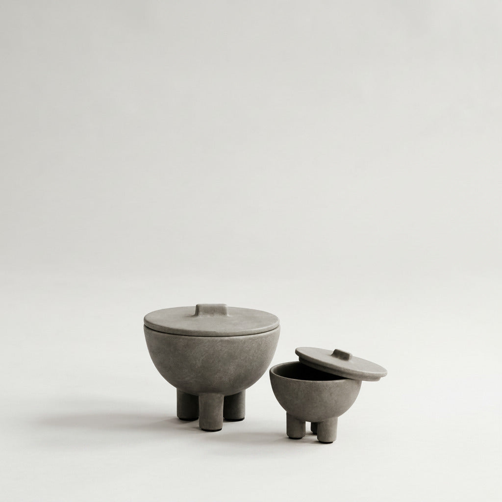 置物 101  Duck Jar Mini 101 Copenhagen- Duck Jar, Mini - Dark Grey