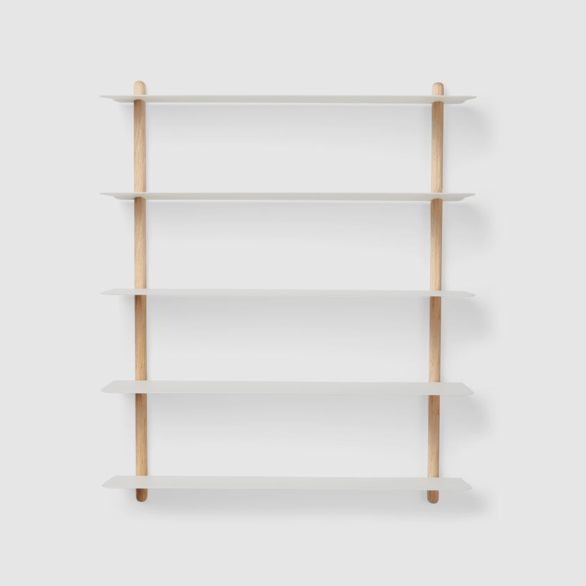 NIVO Shelf Small E - light oak/white