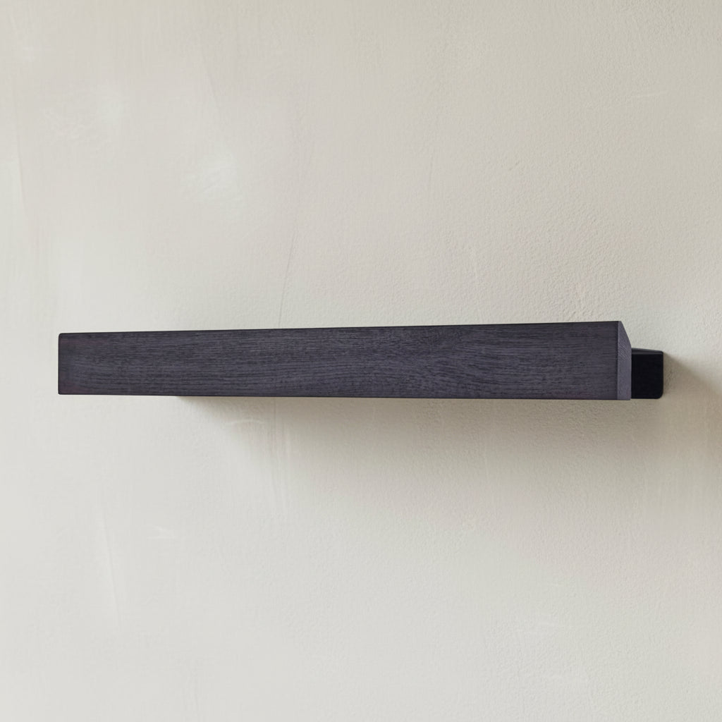 FLEX System magnetic shelf long, black oak/black*