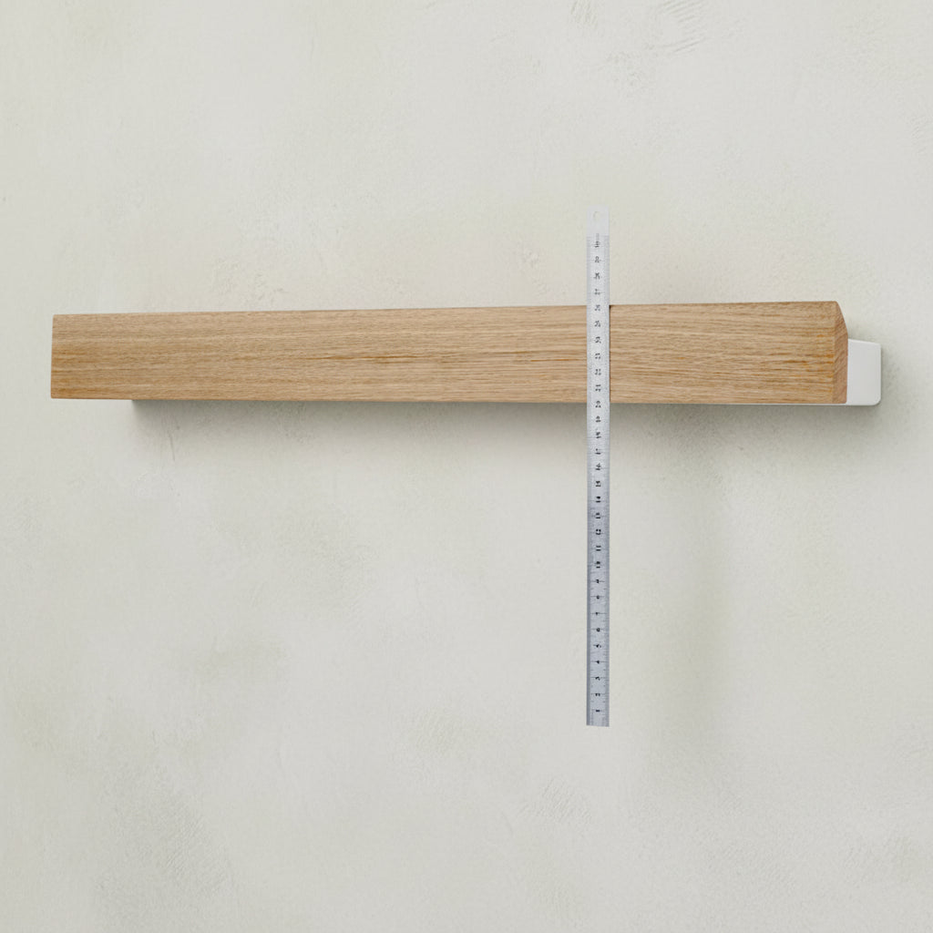 FLEX System magnetic shelf long, oak/white