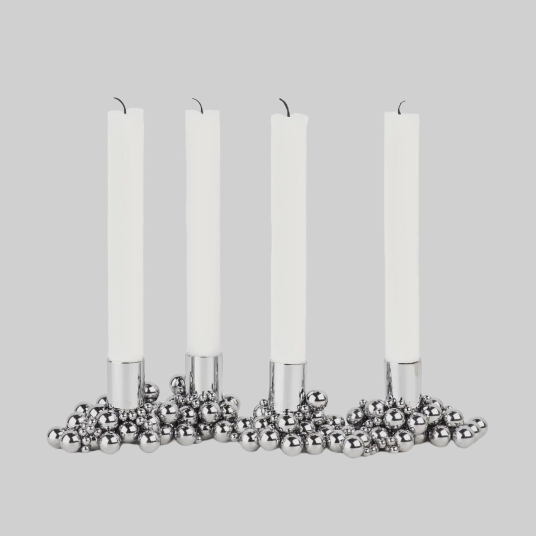 MOLEKYL candlelight set of 4, chrome