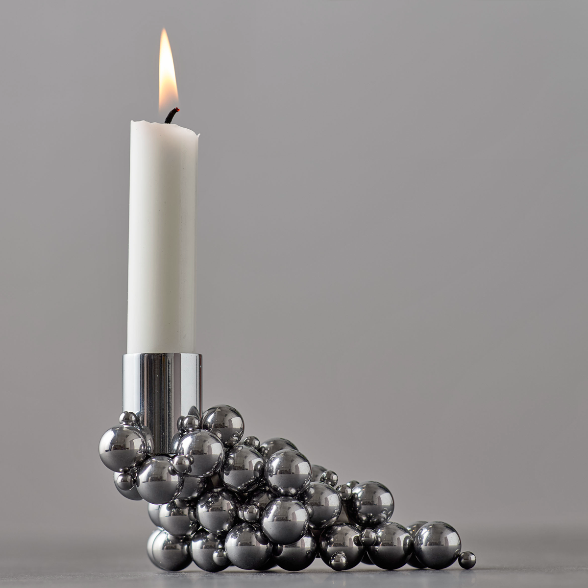 MOLEKYL candlelight set of 4, chrome