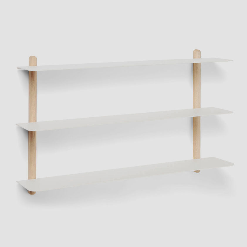 NIVO Shelf Small A - light oak/white