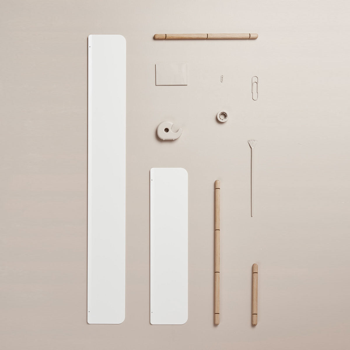NIVO Shelf Large E - light oak/white