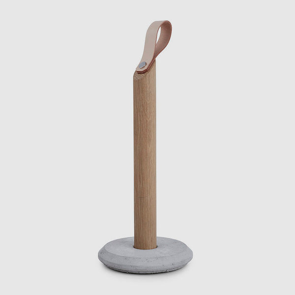 Grab kitchen roll holder - oak