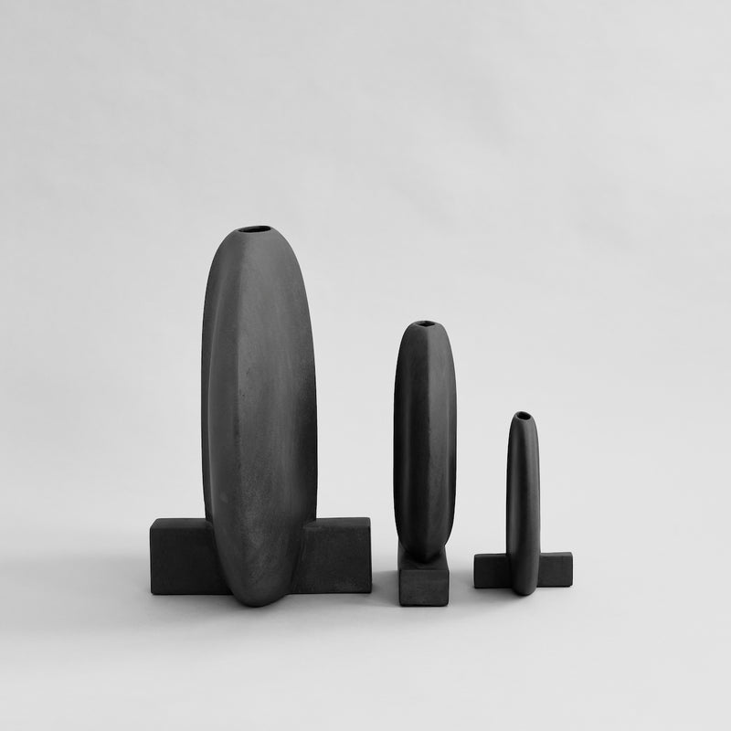 Guggenheim Vase, Petit - Black