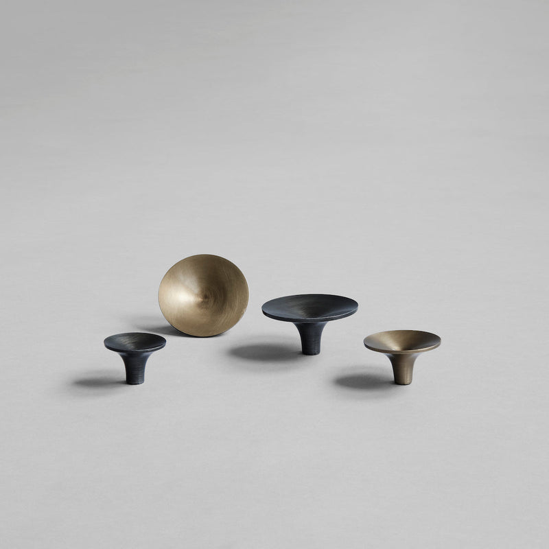 HiHat Knobs, Mini - Bronze, Set of 2