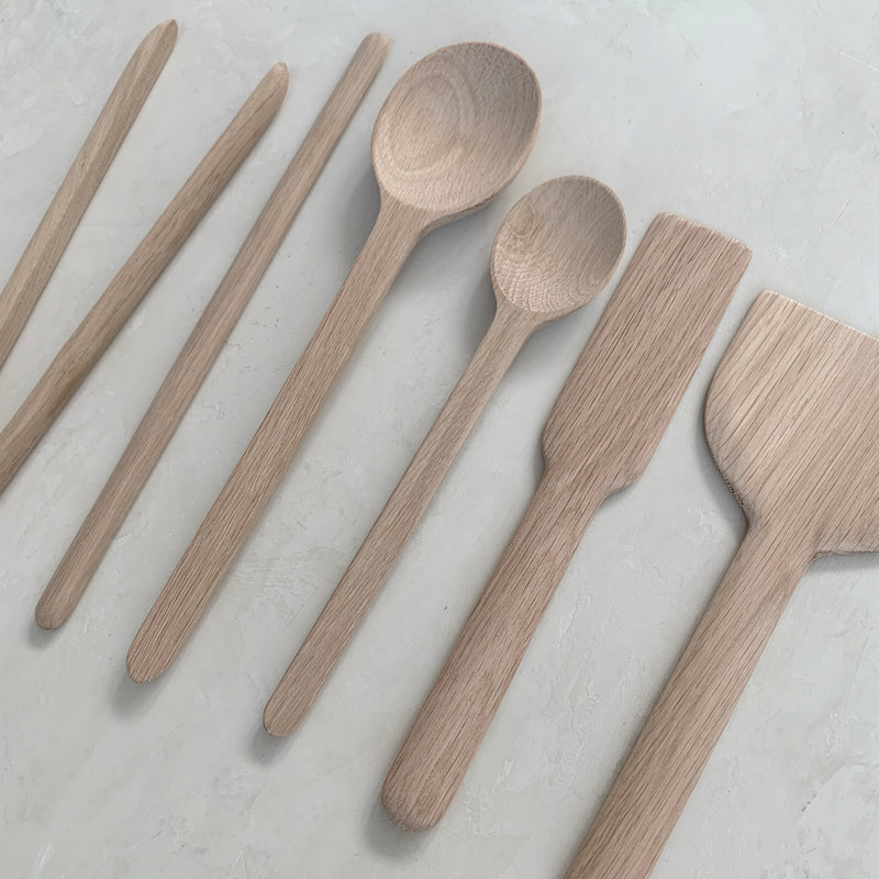 EASY Oak Kitchen Tools - Set of 6