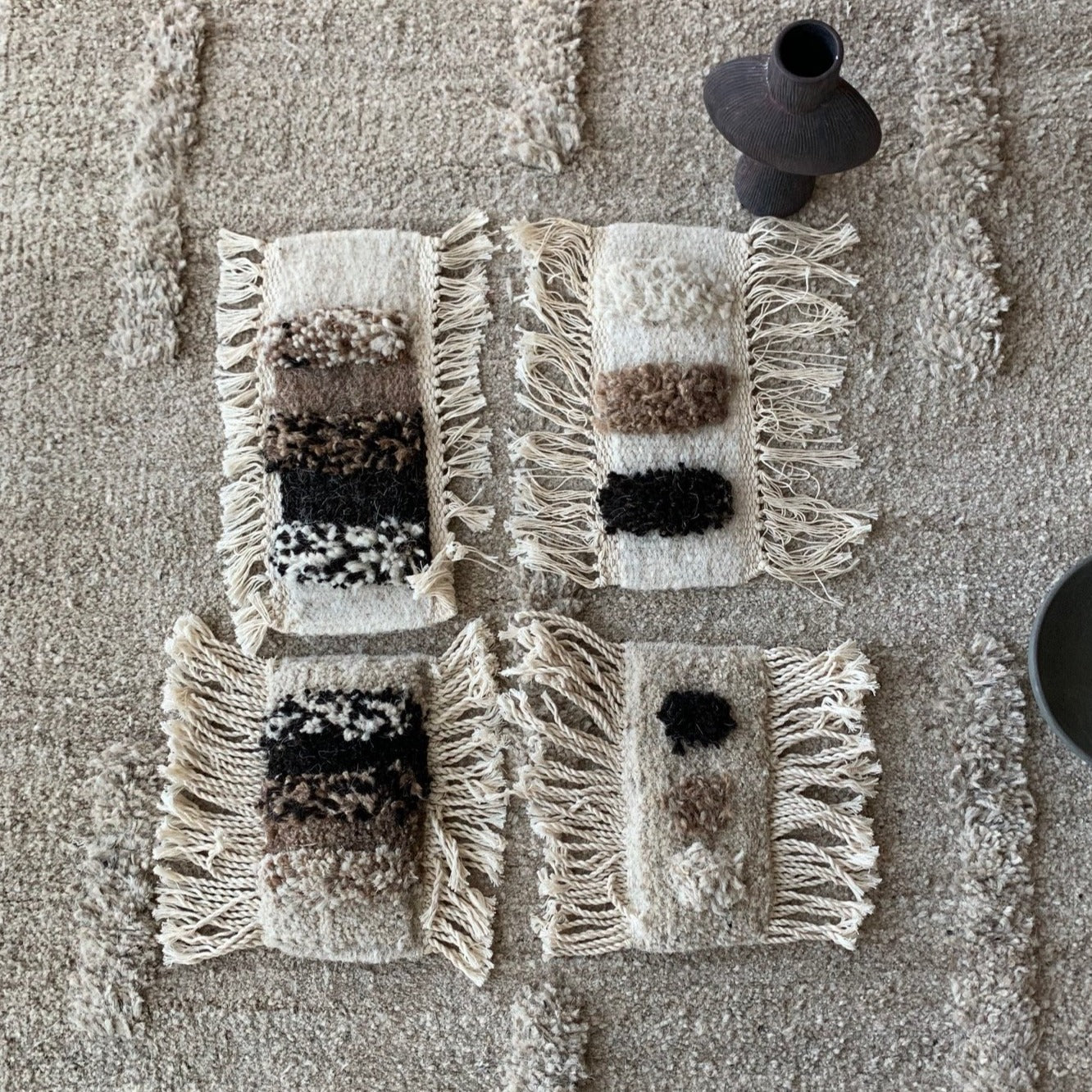 Sera Helsinki Rug Sample Set - 1 Woven & 1 Knotted