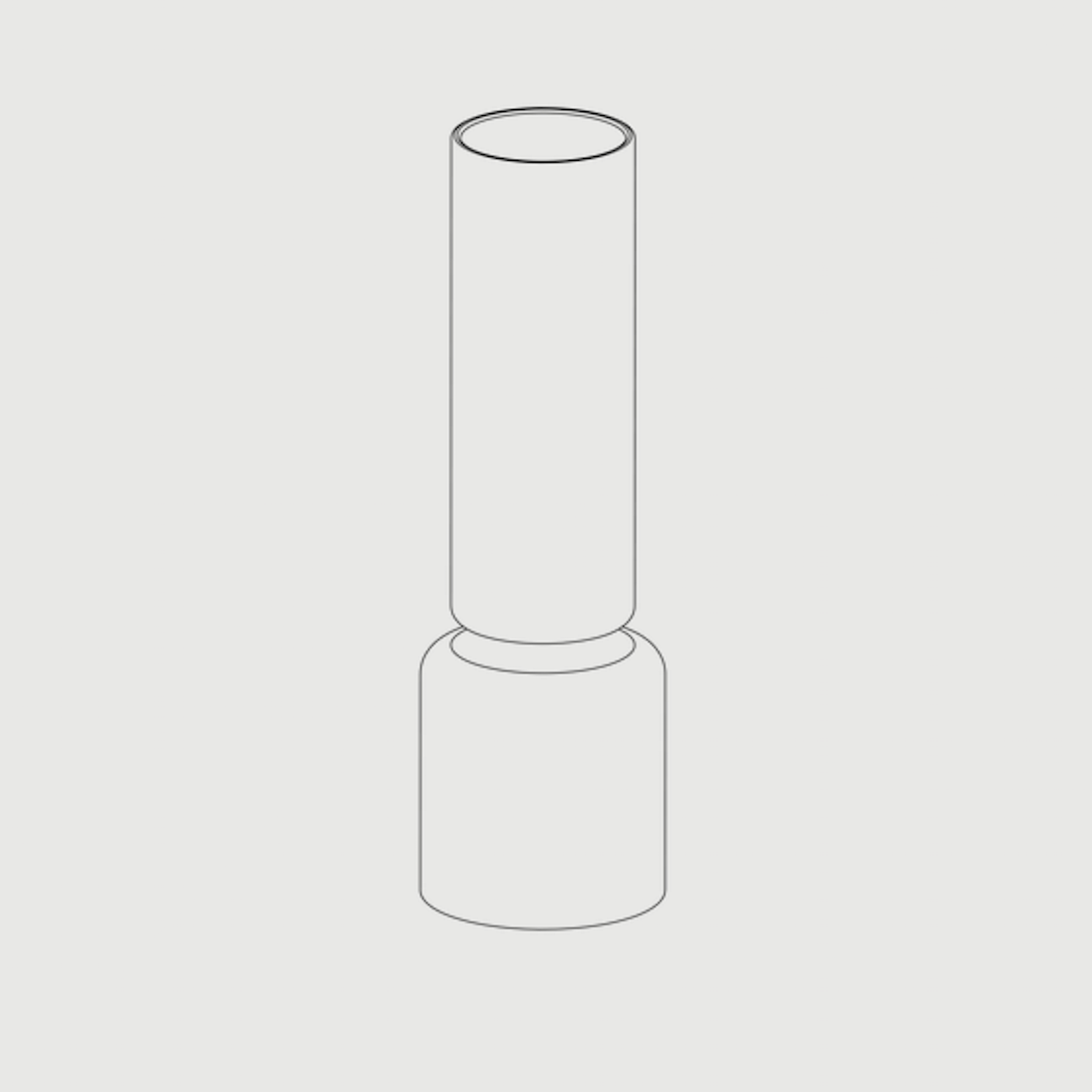 EM glass chimney for 1004 - Ship's Lantern Small