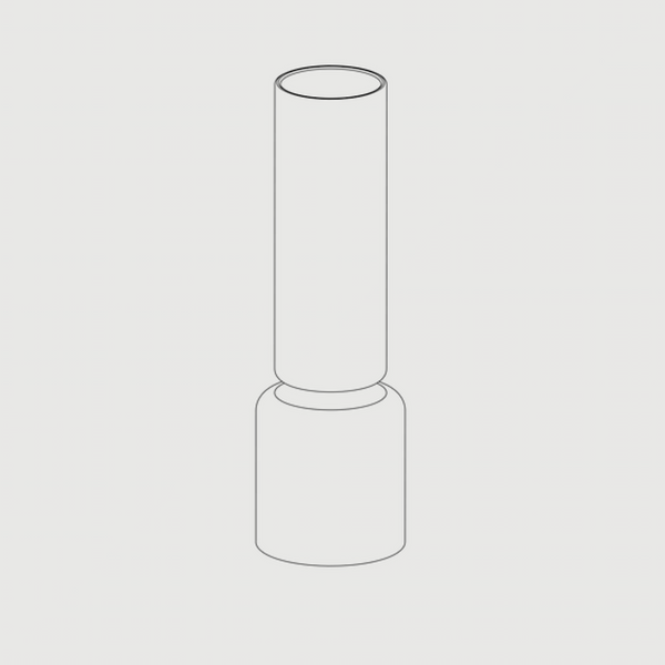 EM glass chimney for 1004 - Ship's Lantern Small