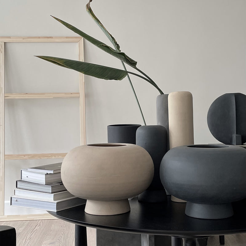 101 Copenhagen - Kabin Vase, Fat - Black – STUDIO NORDHAVEN