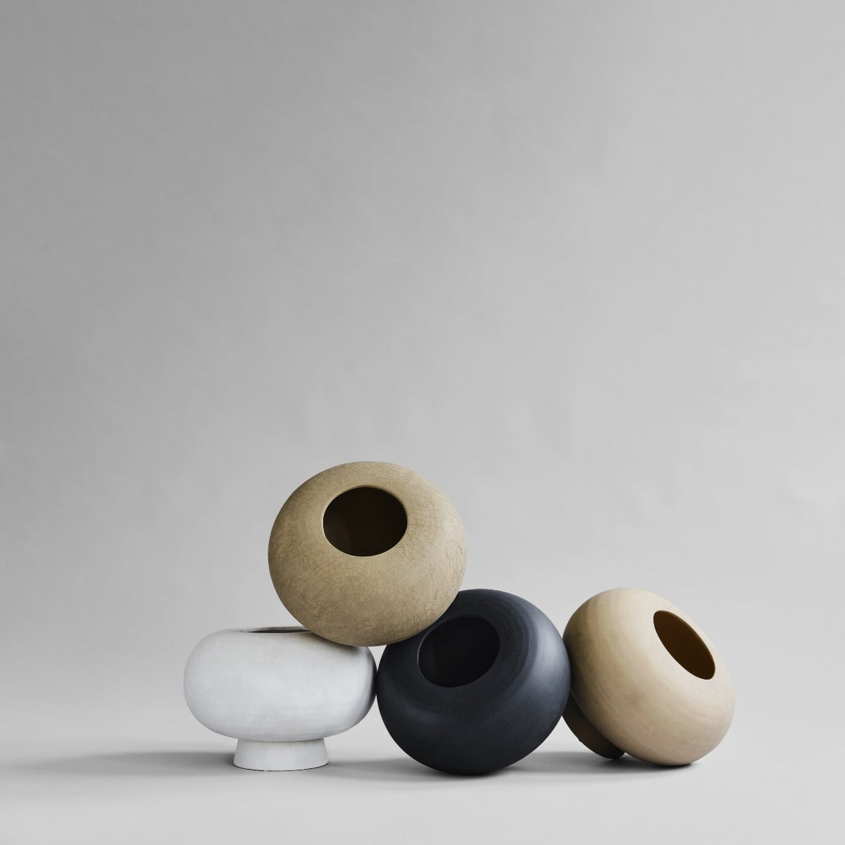 Kabin Vase, Fat - Sand