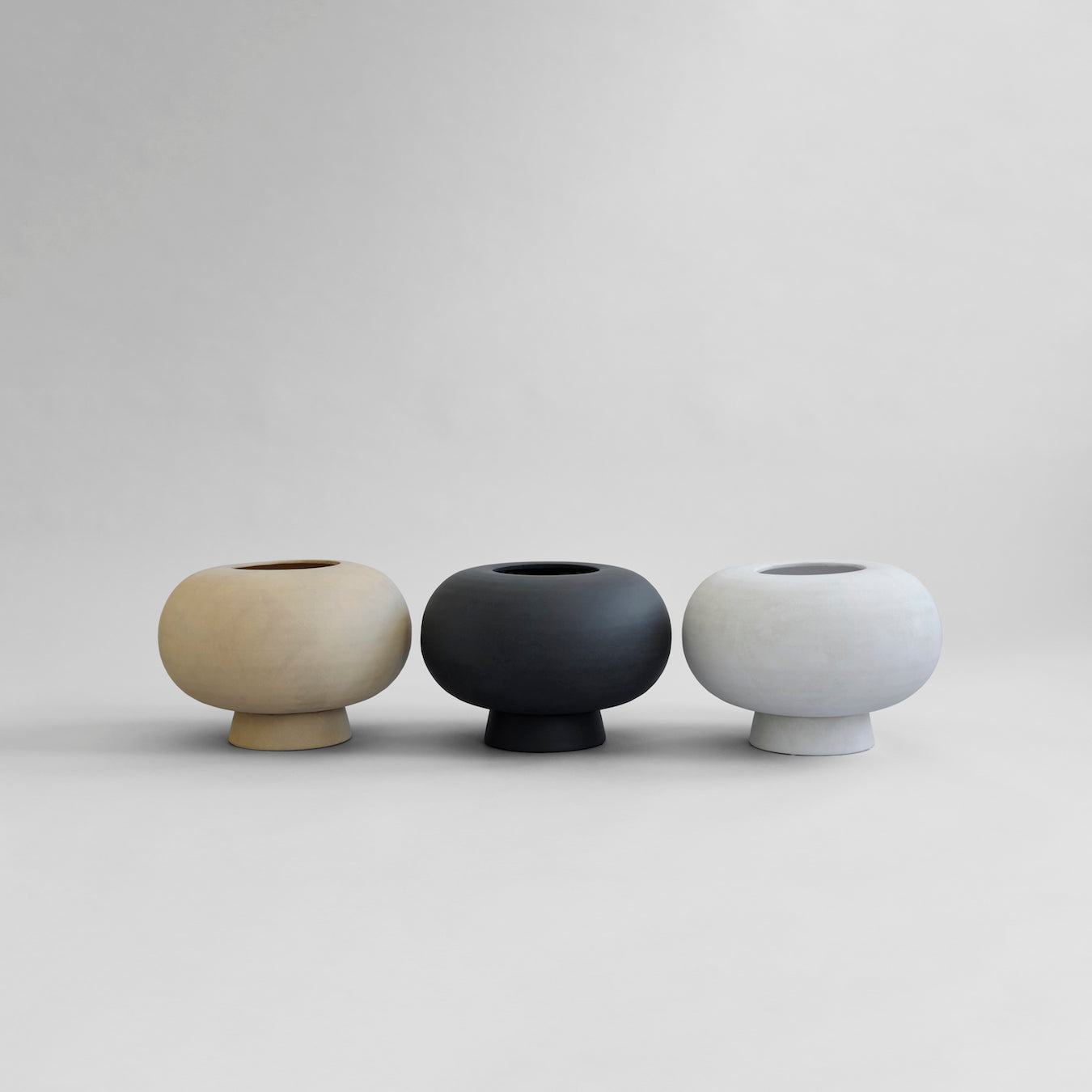 Kabin Vase, Fat - Sand