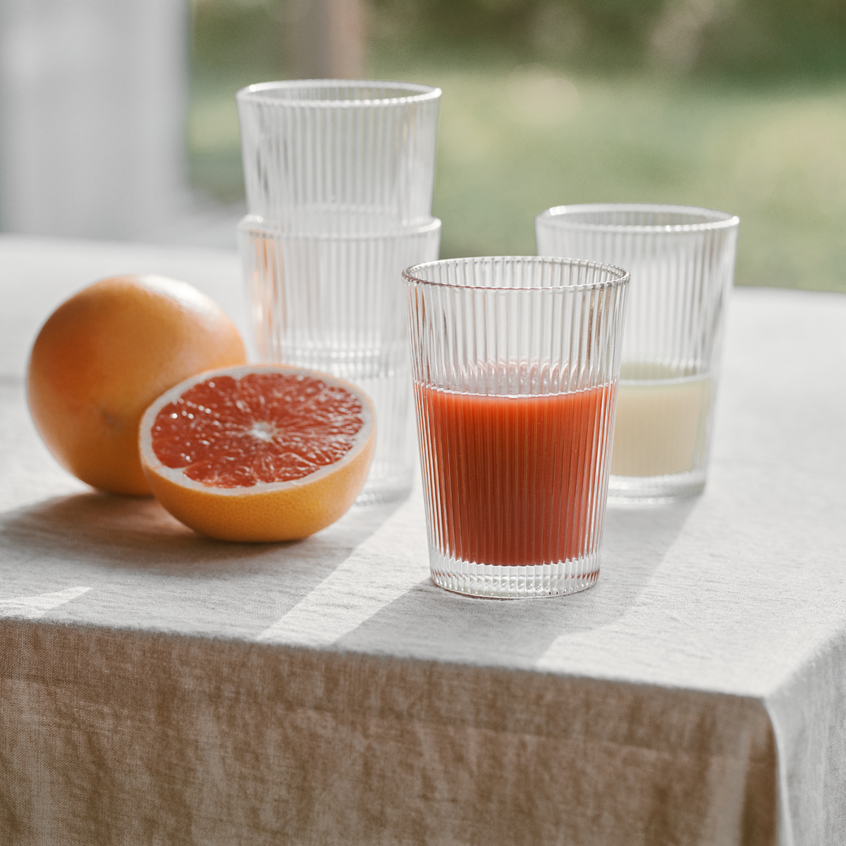 Pilastro drinking glasses, set of 6
