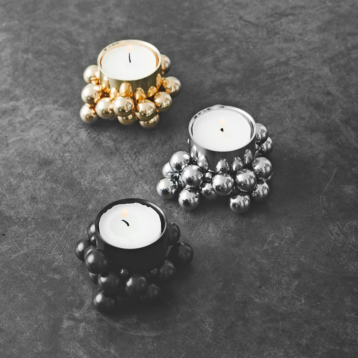 Molekyl tealight 1 black