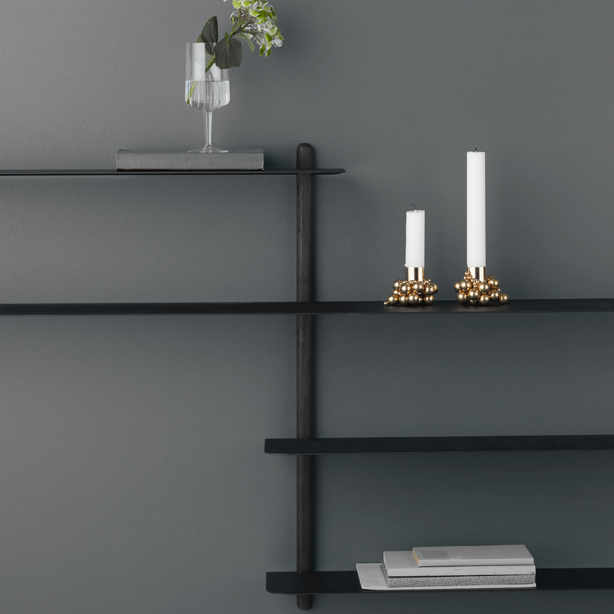 NIVO Shelf Small B - black ash/black