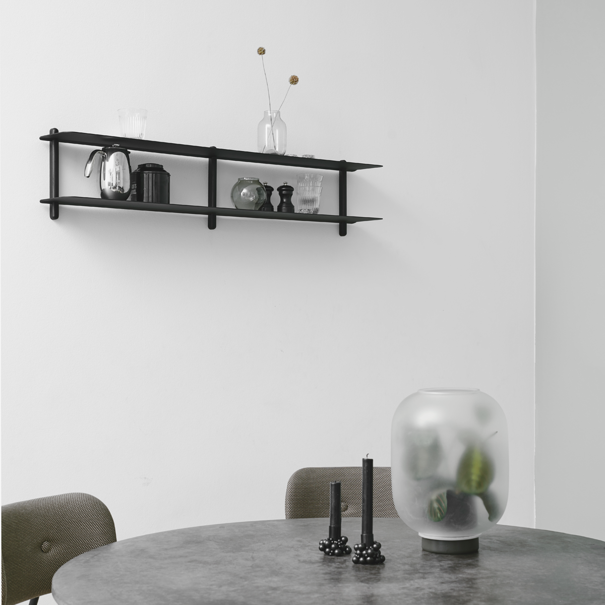 NIVO Shelf Small C - black ash/black