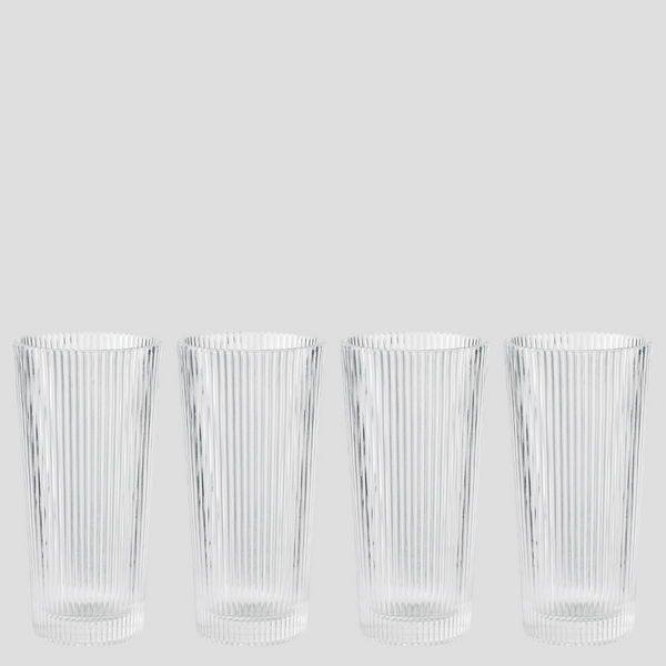 Pilastro long drinking glasses, set of 4