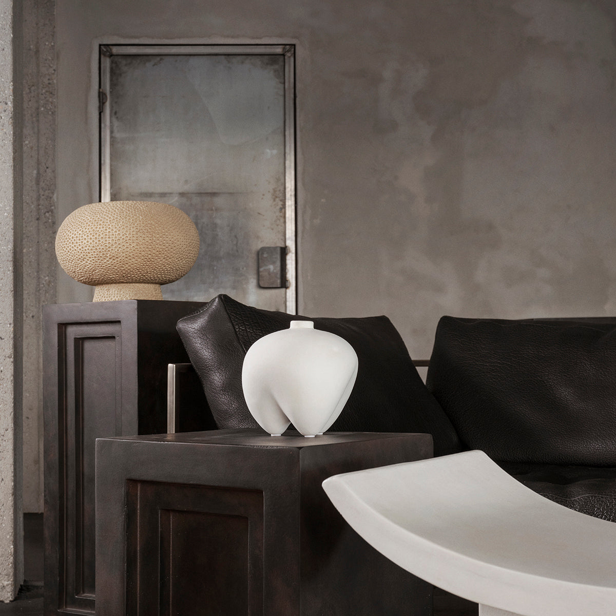 Kabin Vase Fat - Shisen, Sand