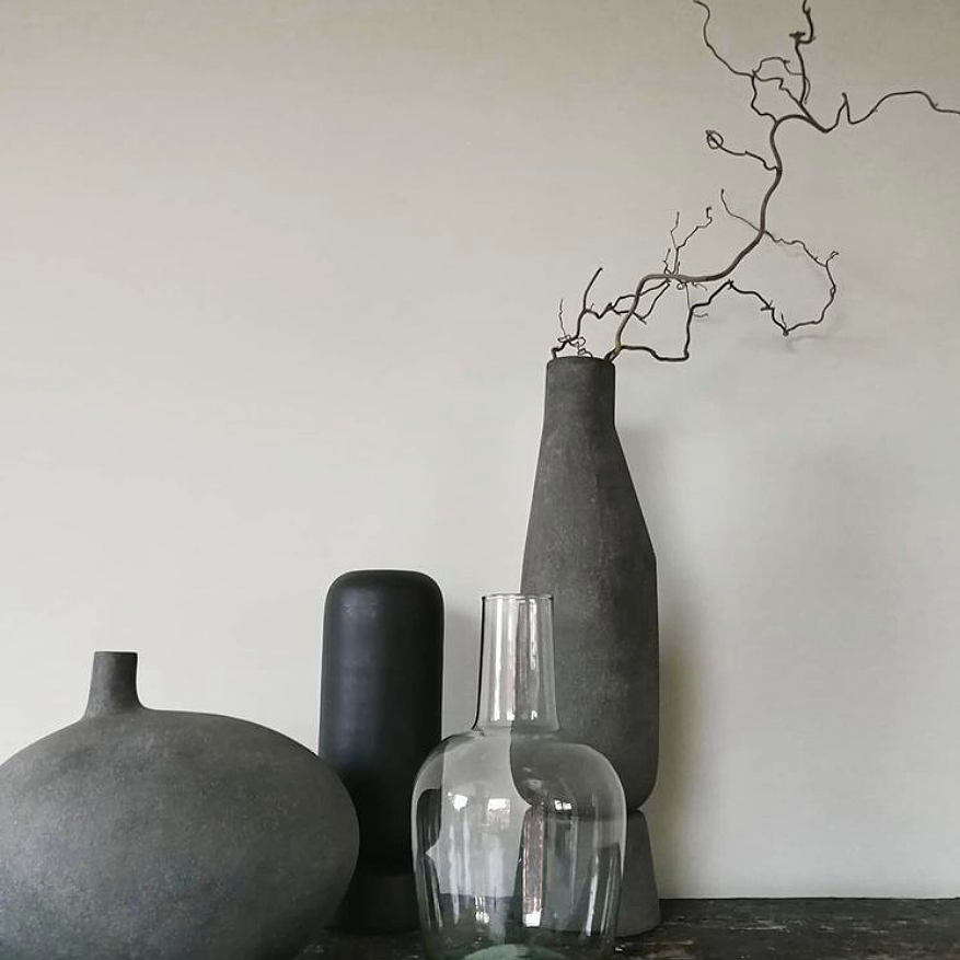 Submarine Vase, Small - Dark Grey