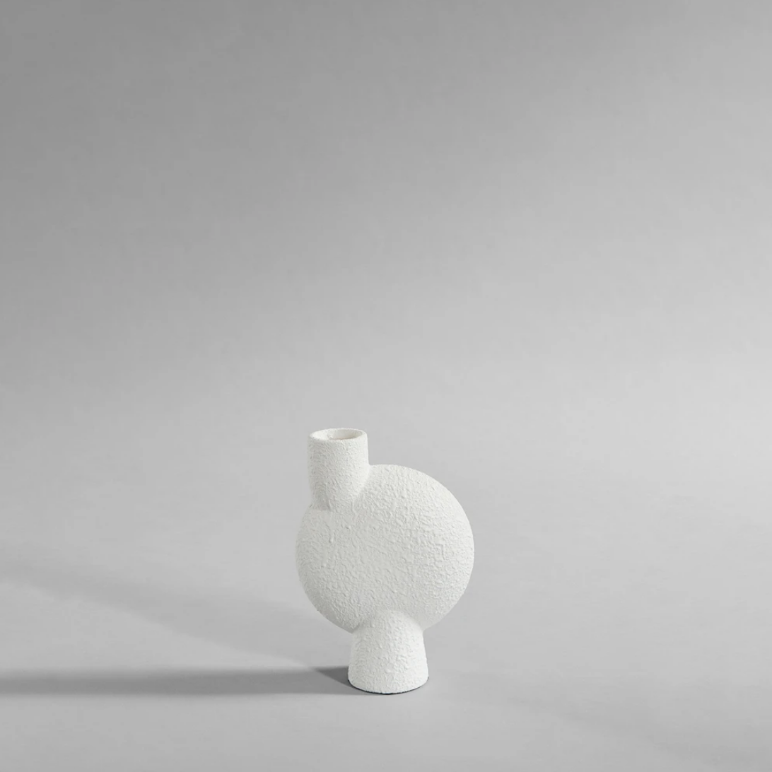 Sphere Vase Bubl, Medio - Bubble White