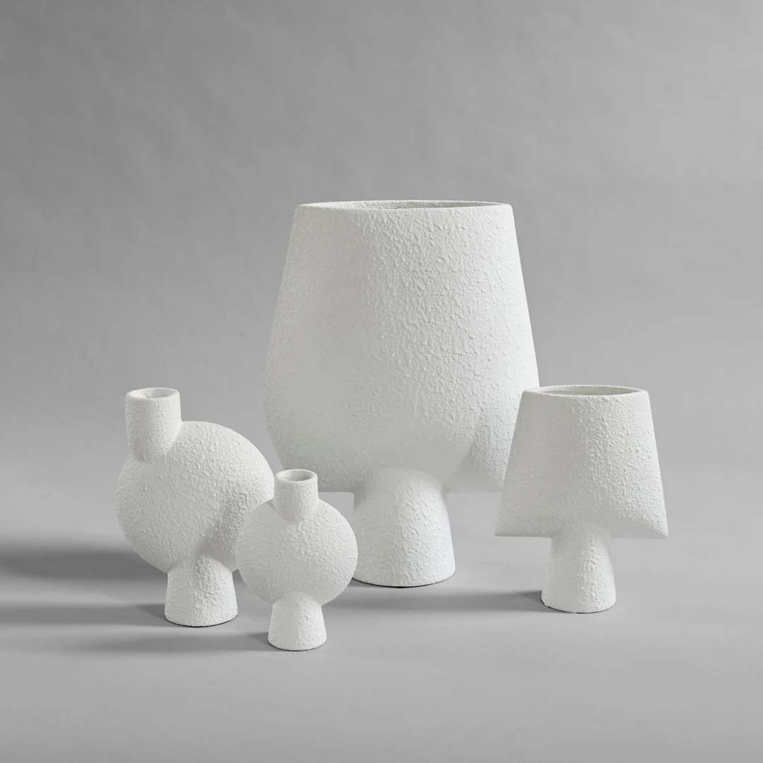 Sphere Vase Bubl, Medio - Bubble White