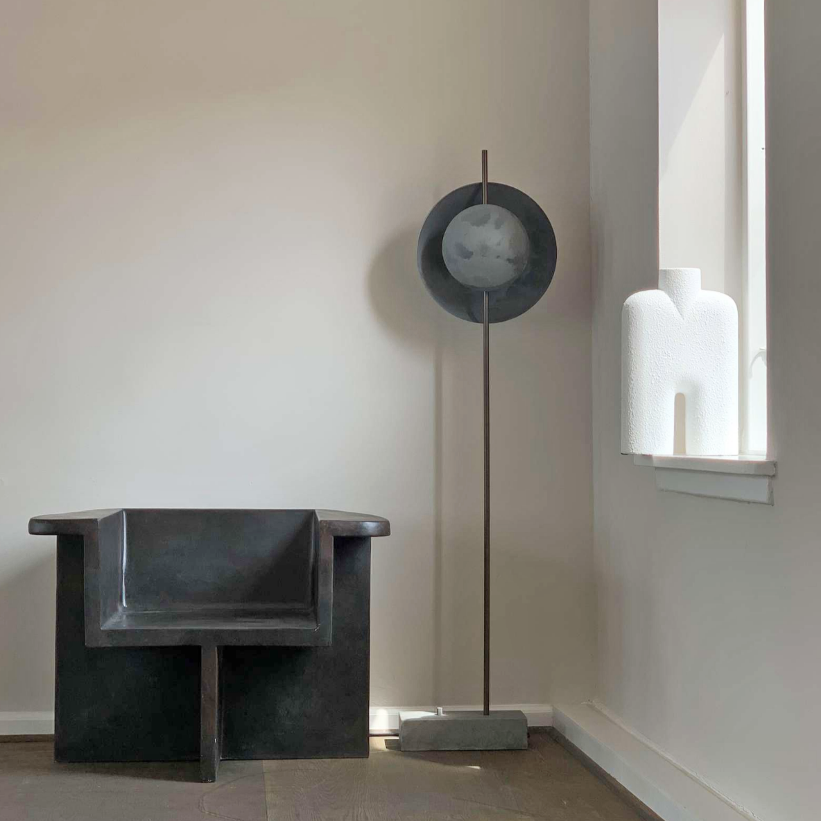 Dawn Floor Lamp - Oxidized