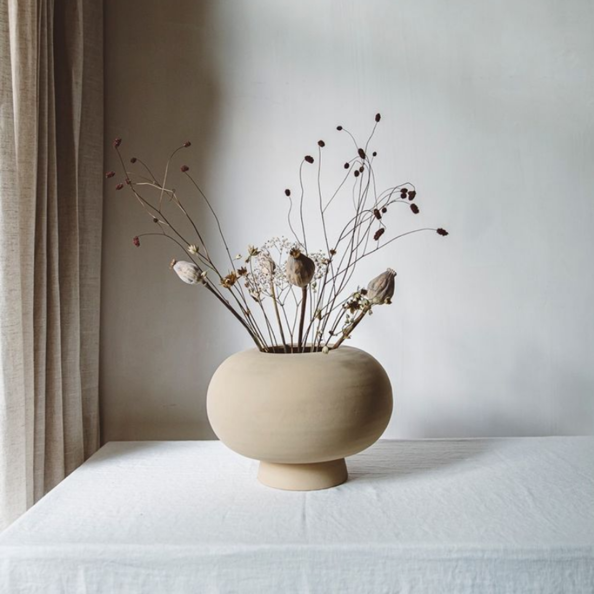 101 Copenhagen - Kabin Vase, Fat - Sand – STUDIO NORDHAVEN