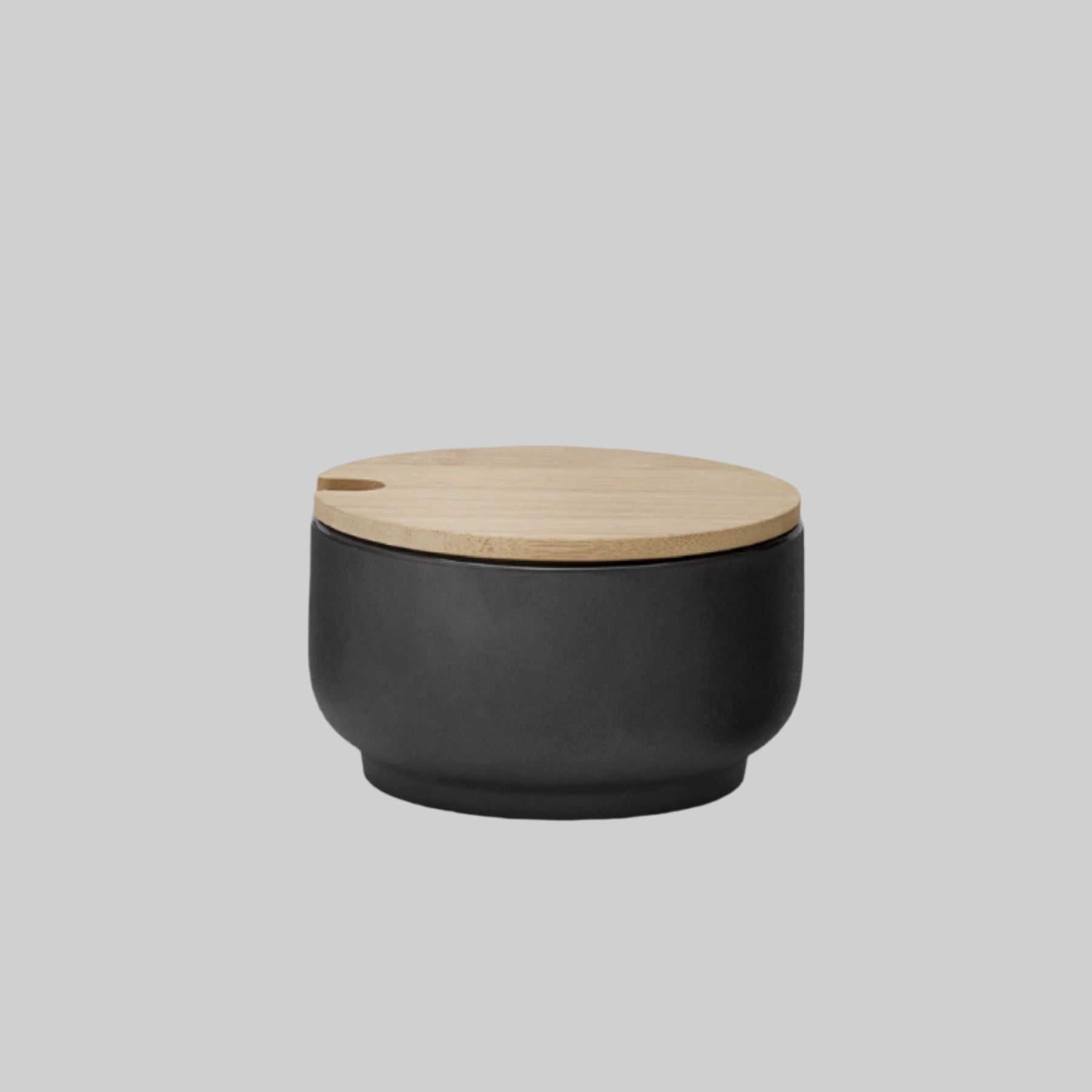 Theo sugar bowl - black