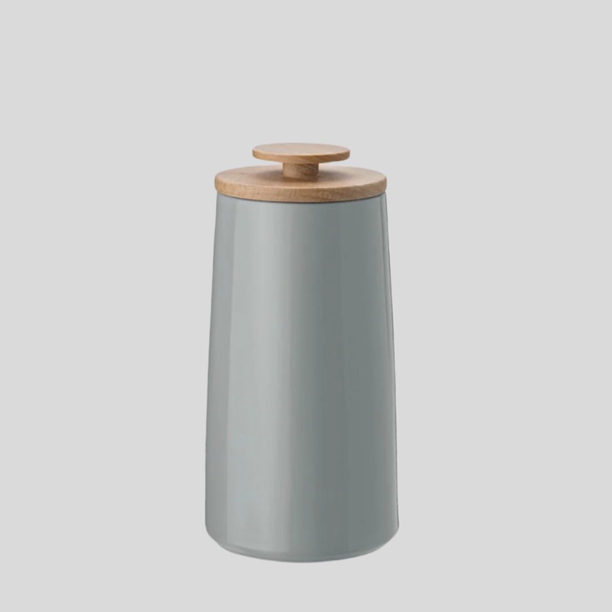 Emma storage jar, small - grey