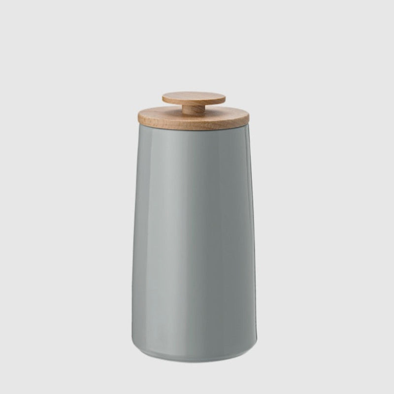 Emma storage jar, small - grey