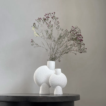 Sphere Vase Bubl, Medio - Bubble White
