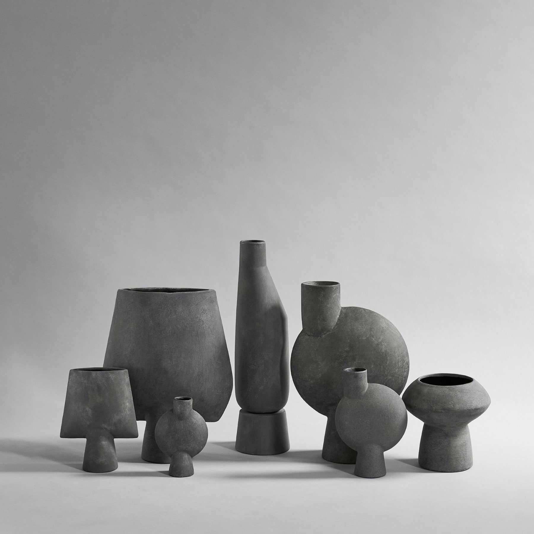 Sphere Vase Bubl, Medio - Dark Grey