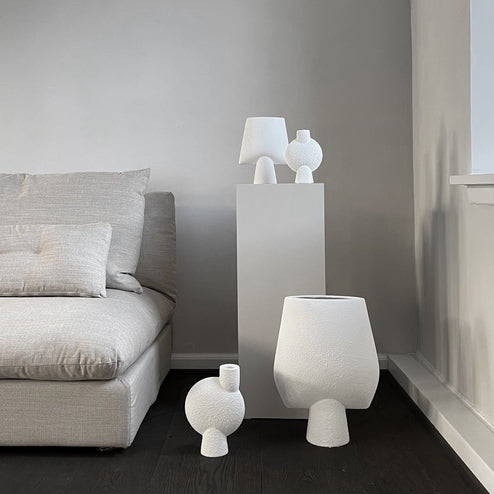 Sphere Vase Bubl, Medio - Bubble White