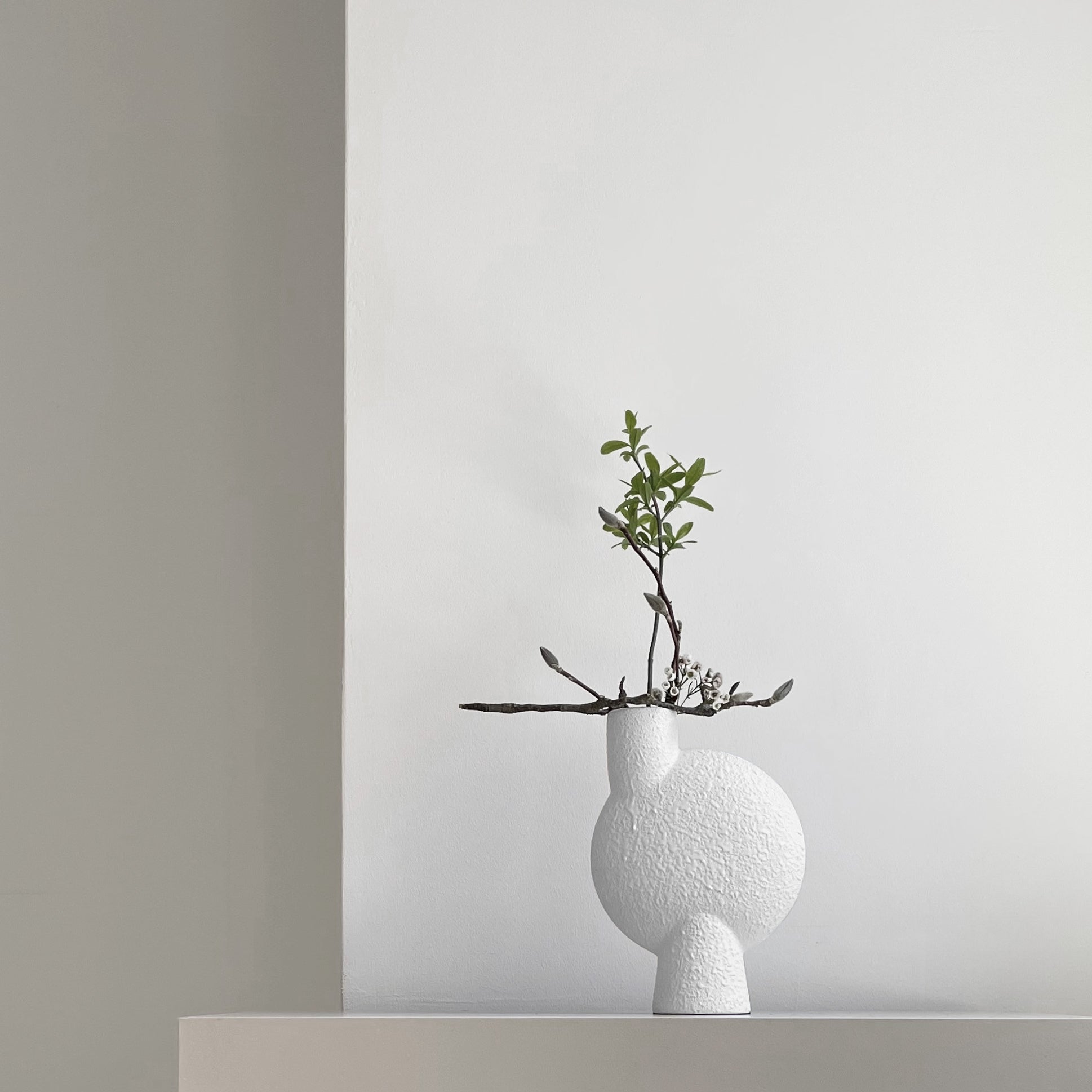 Sphere Vase Bubl, Medio - Bubble White