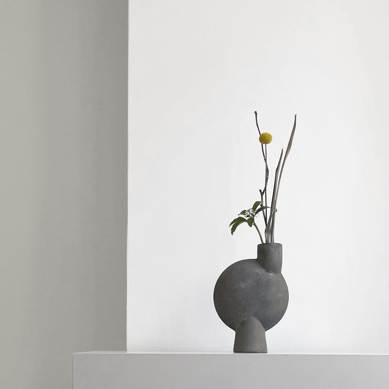 Sphere Vase Bubl, Medio - Dark Grey