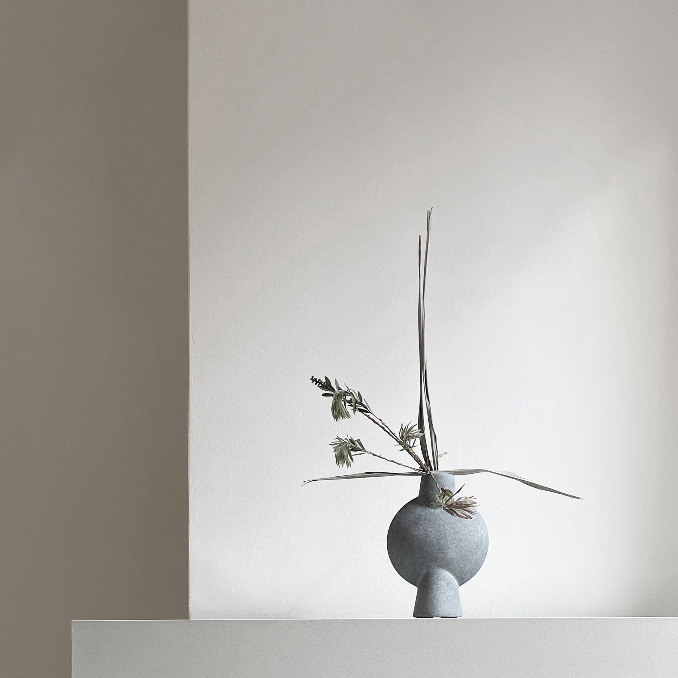 Sphere Vase Bubl, Mini - Light Grey