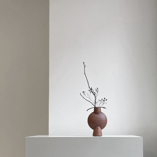 Sphere Vase Bubl, Mini - Terracotta