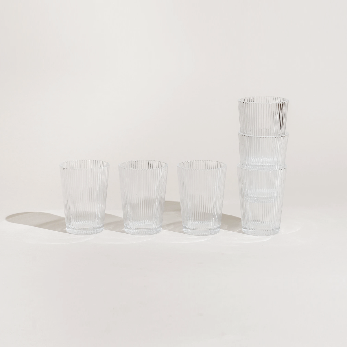 Pilastro drinking glasses, set of 6