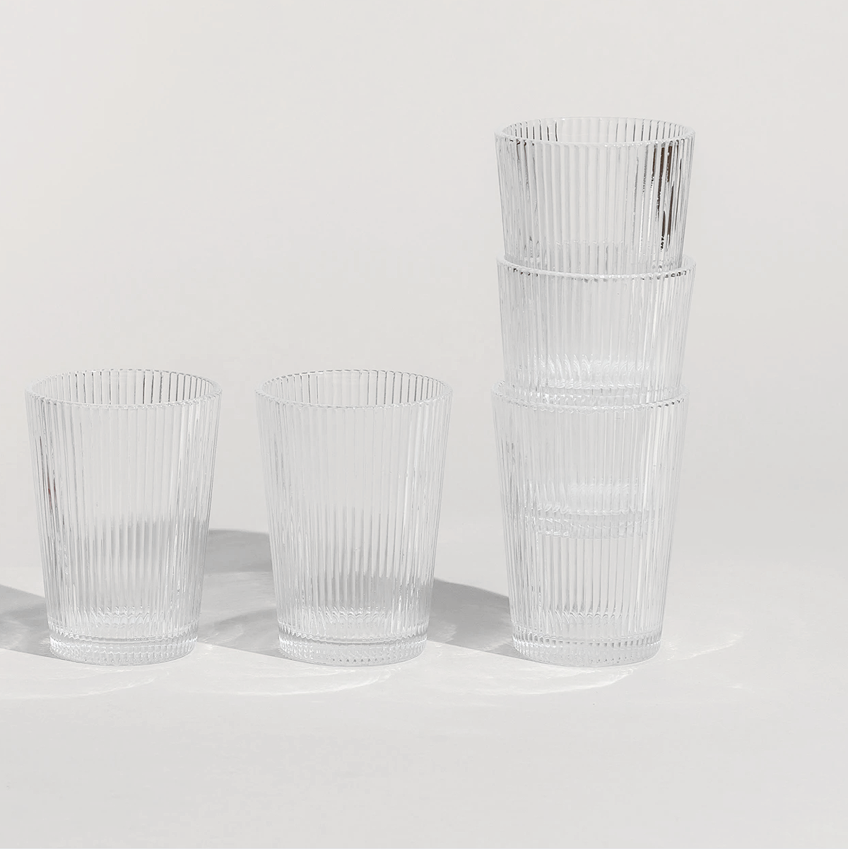 Pilastro drinking glasses, set of 6