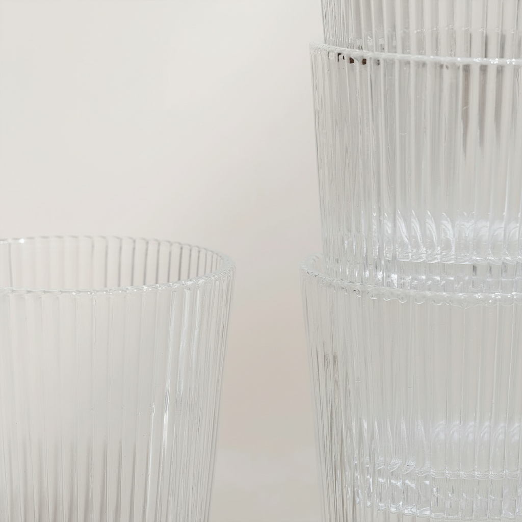 Pilastro drinking glasses, set of 6