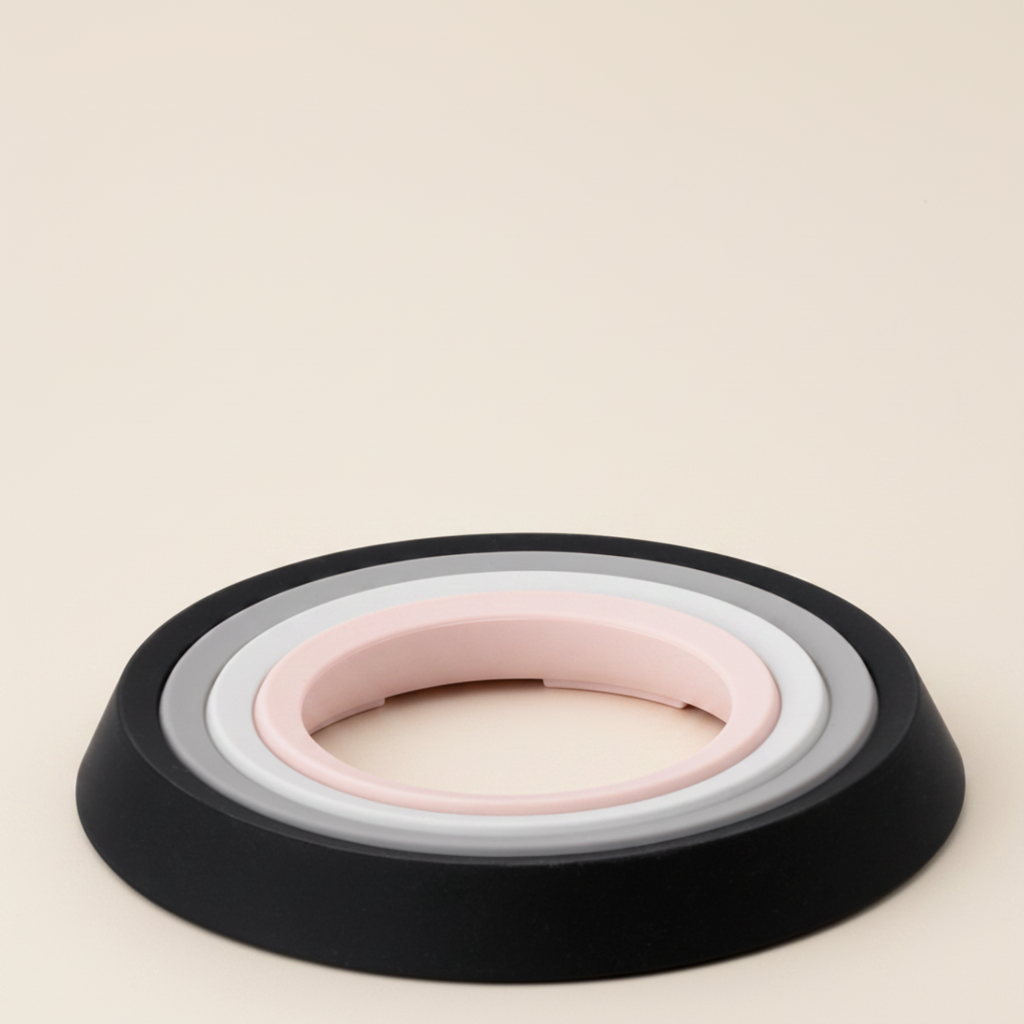 PLACE-IT Trivets 4 Pc. - black/grey/white/dusty rose